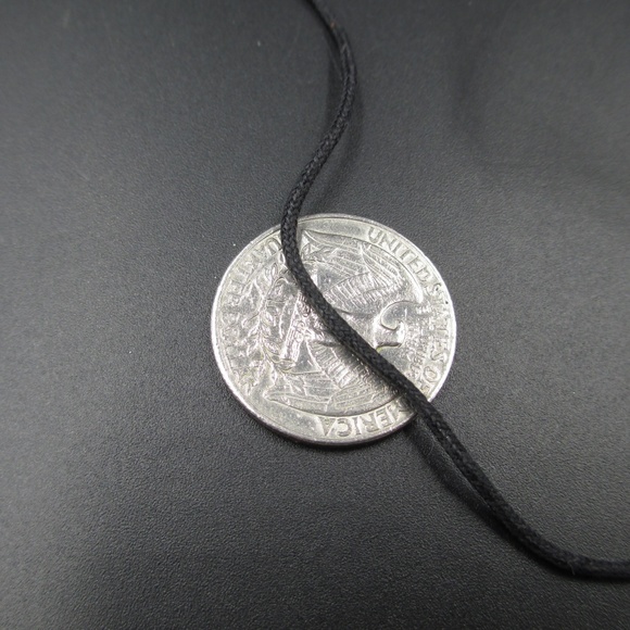 Vintage 15" Carved Elephant Stone Pendant Necklace - Picture 5 of 6